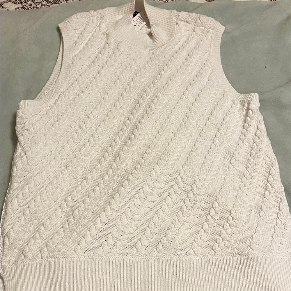 Talbots Sleeveless sweater XLP NWT
